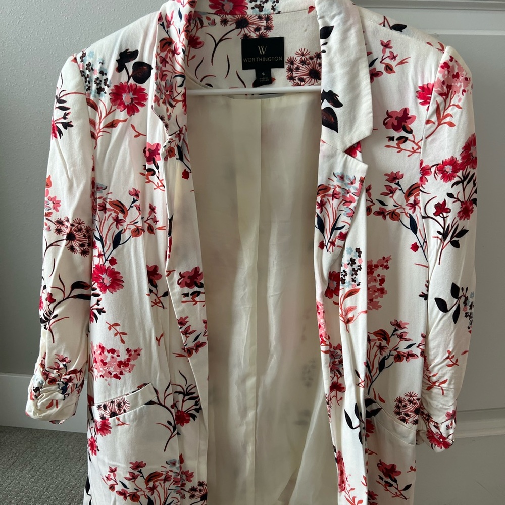 Floral Blazer